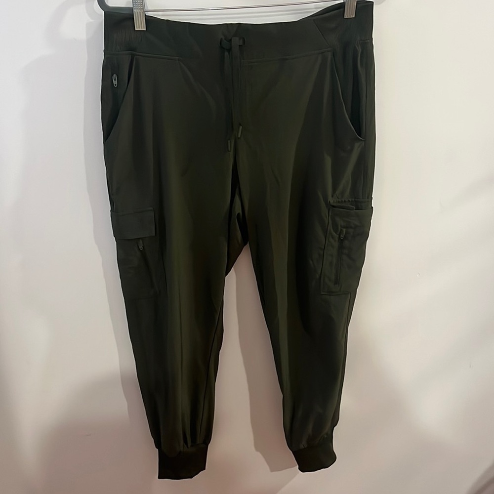 Olive Green Athletic Jogger Size L